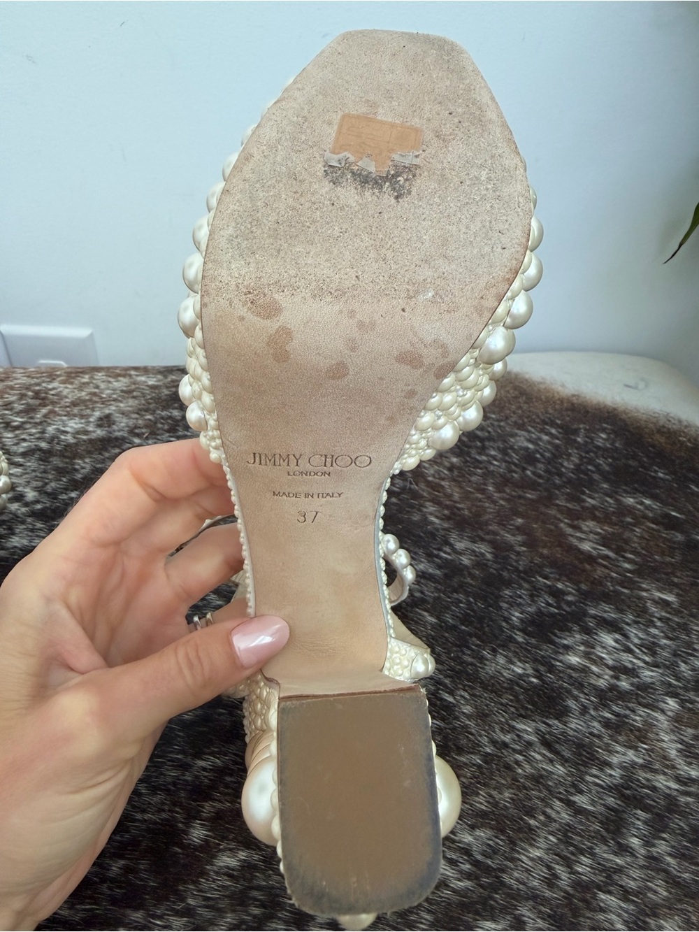Jimmy Choo Sacaria 120 Platform Heels (37) - Picture 9 of 11